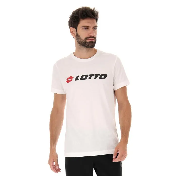 Lotto Sport TShirts ManWoman MSC TEE II LOGO Bright White