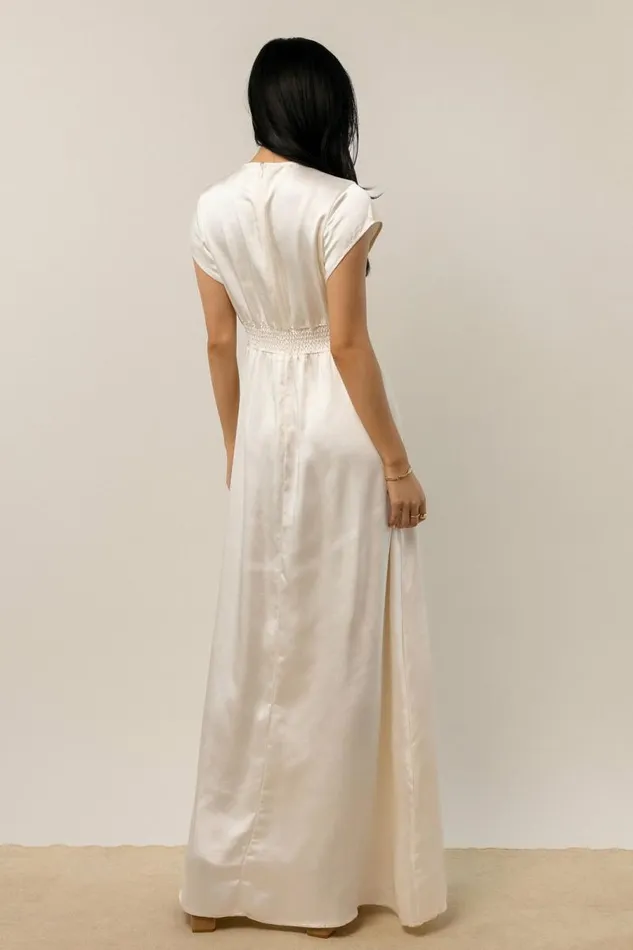 Lucille Maxi Dress In Ivory 8211 FINAL SALE Ivory Women Bohme Dresses