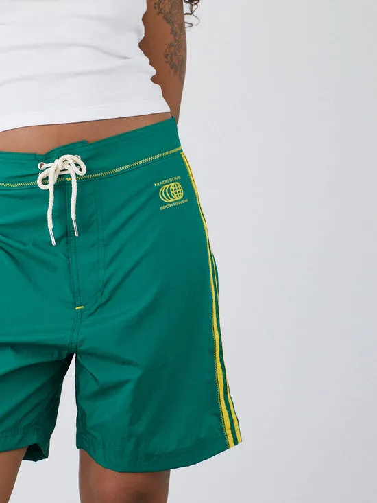 Made Some Long Shorts Green Yellow Bottoms Lisa Says Gah Women