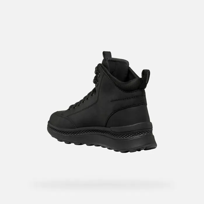 Man Geox Ankle Boots SPHERICA ACTIF X2 ABX MAN Black Mid Calf Boots Black