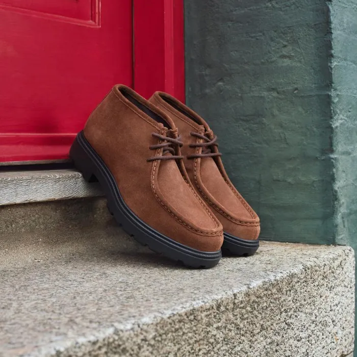Man Geox Casual Shoes SPHERICA EC7 MAN Brown Cotto Suede Shoes Brown Cotto