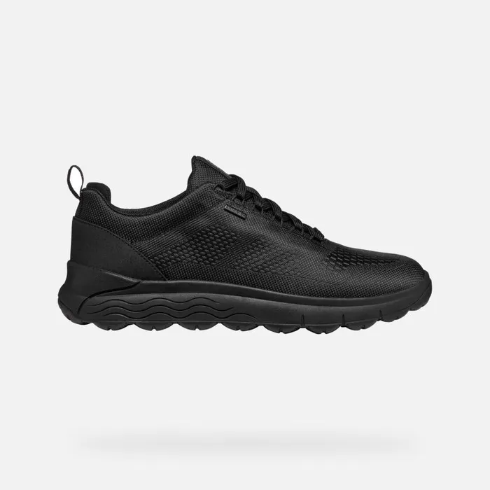 Man Geox Sneakers SPHERICA 4X4 ABX MAN Black Waterproof Trainers Black