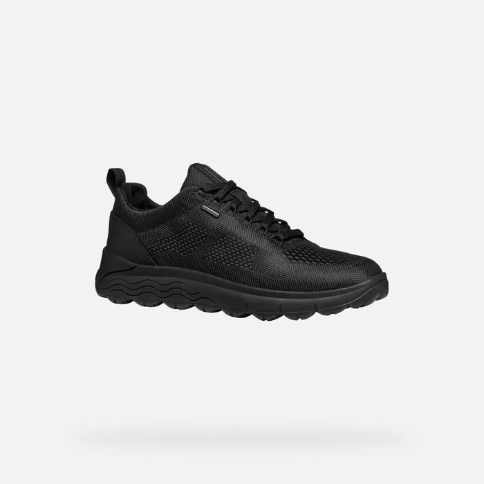 Man Geox Sneakers SPHERICA 4X4 ABX MAN Black Waterproof Trainers Black