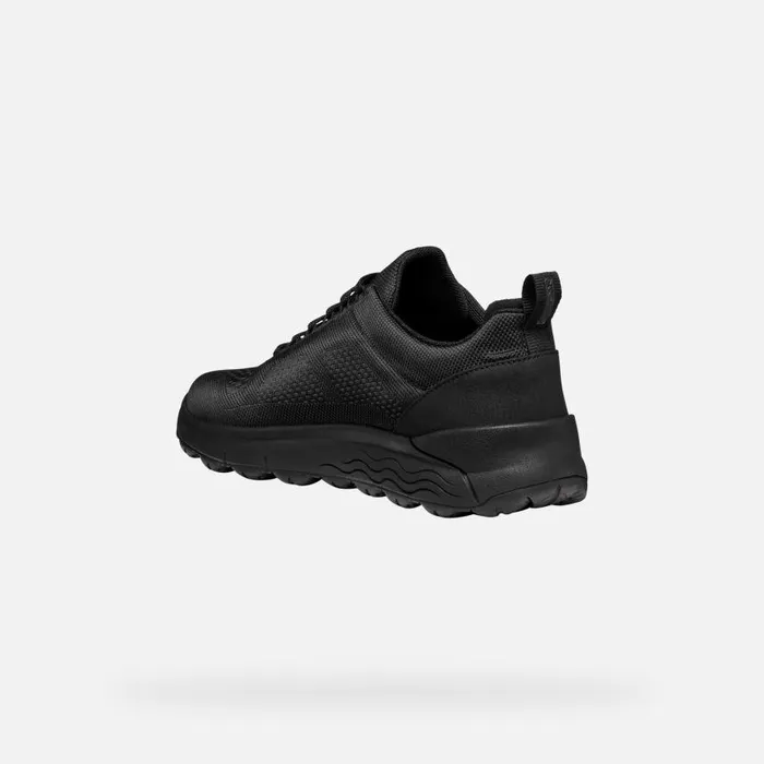 Man Geox Sneakers SPHERICA 4X4 ABX MAN Black Waterproof Trainers Black