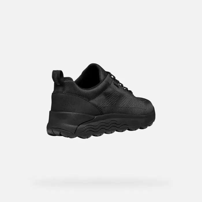 Man Geox Sneakers SPHERICA 4X4 ABX MAN Black Waterproof Trainers Black