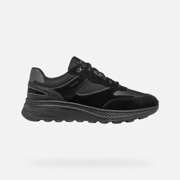 Man Geox Sneakers SPHERICA ACTIF X1 ABX MAN Black Low Top Sneakers Black