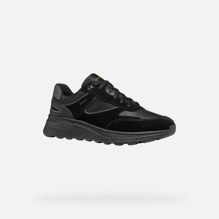 Man Geox Sneakers SPHERICA ACTIF X1 ABX MAN Black Low Top Sneakers Black