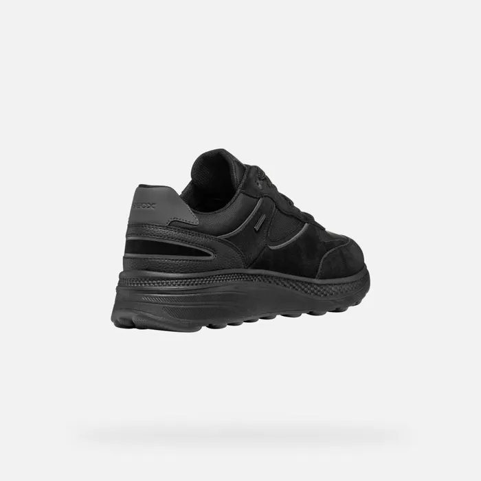 Man Geox Sneakers SPHERICA ACTIF X1 ABX MAN Black Low Top Sneakers Black