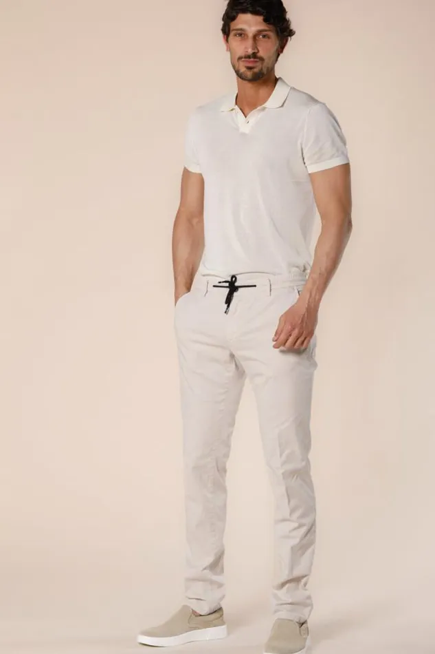 Man Milano Jogger Chino Jogger In Cotton And Tencel Extra Slim Mason039s Pants