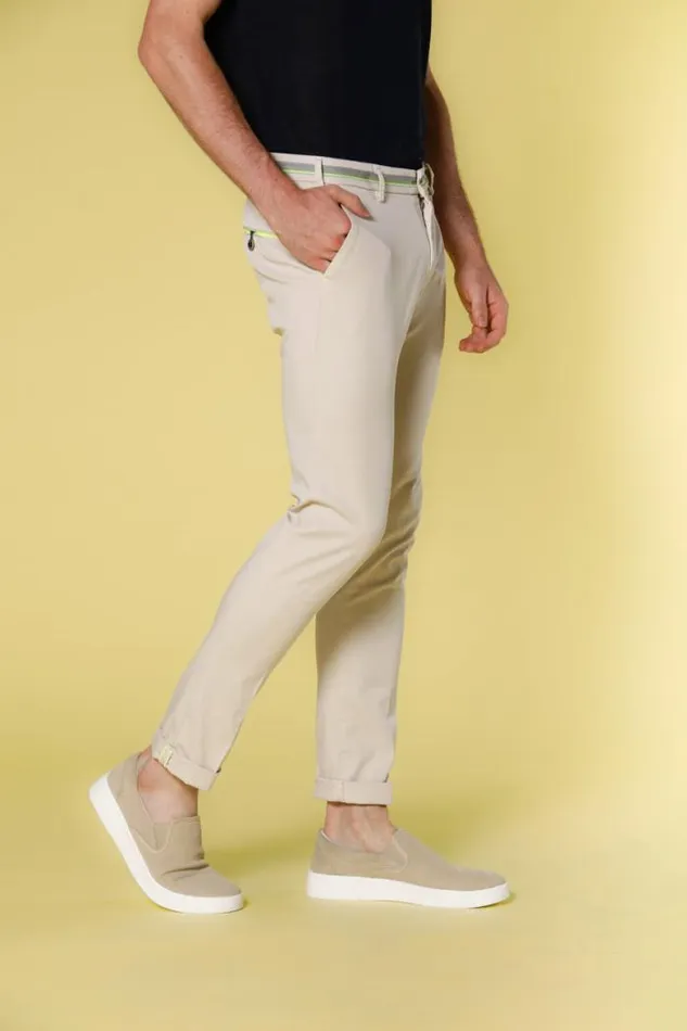 Man Milano Start Chino Pants In Stretch Satin With Ribbons Extra Slim Mason039s Pants
