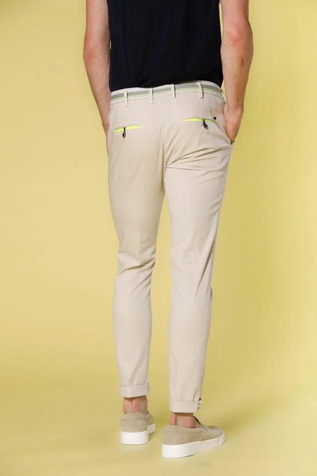 Man Milano Start Chino Pants In Stretch Satin With Ribbons Extra Slim Mason039s Pants