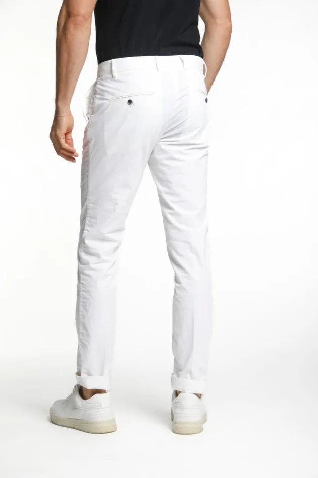 Man Milano Style Chino Pants In Stretch Gabardine Extra Slim Mason039s Pants