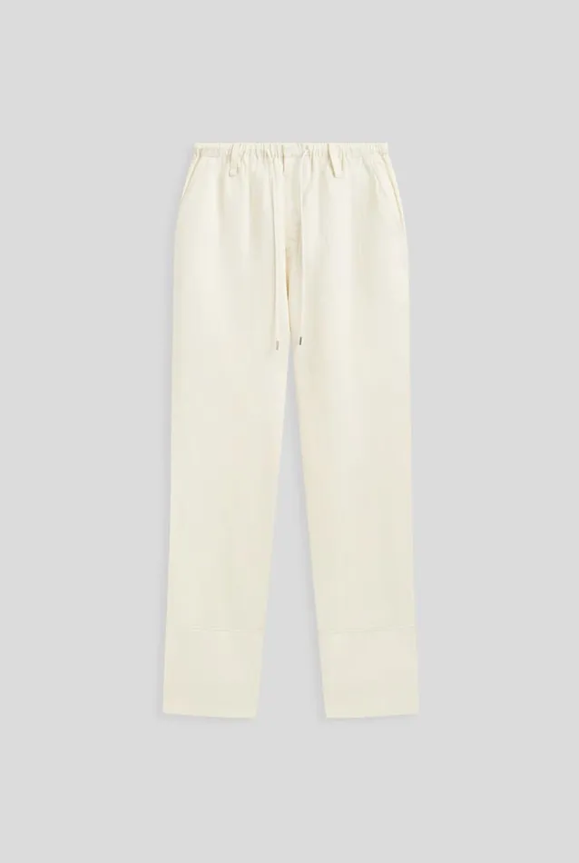 Man Venroy Pants Silk Linen Relaxed Trouser