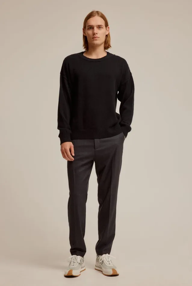 Man Venroy Sweaters Cashmere Exposed Seam Sweater