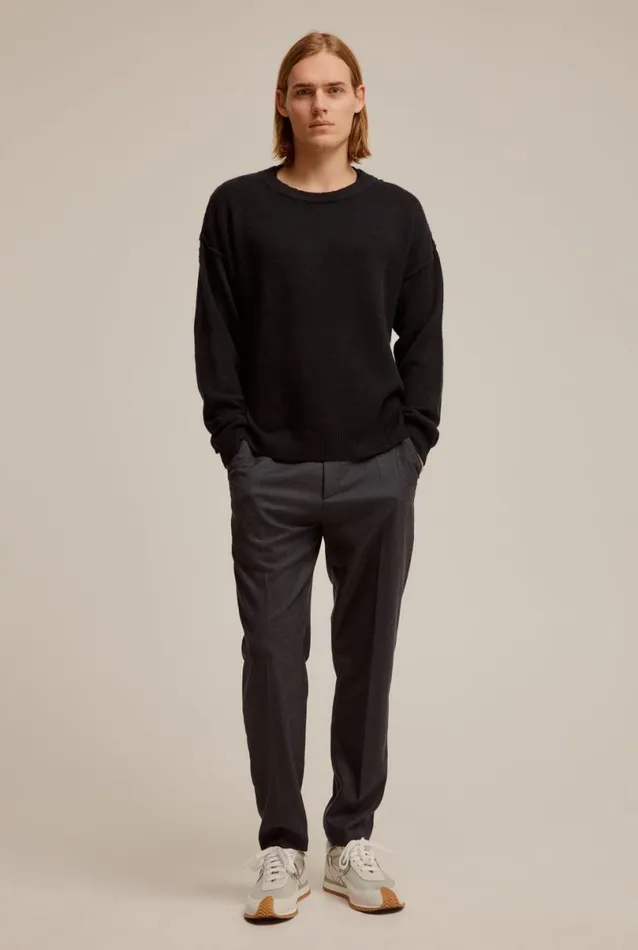 Man Venroy Sweaters Cashmere Exposed Seam Sweater