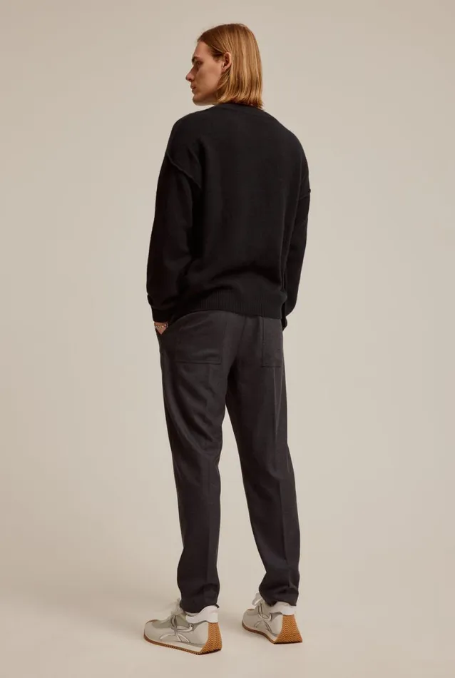 Man Venroy Sweaters Cashmere Exposed Seam Sweater