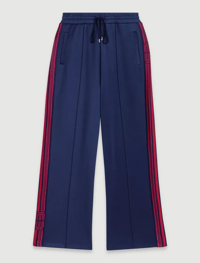 Matching Sets Women Maje Striped Trousers Navy