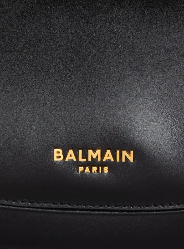 Medium Jolie Madame Bag In Box Leather Black Women Balmain Handbags