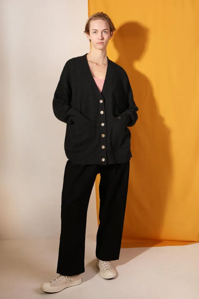 Mega Slacks Black Womens LF Markey Trousers