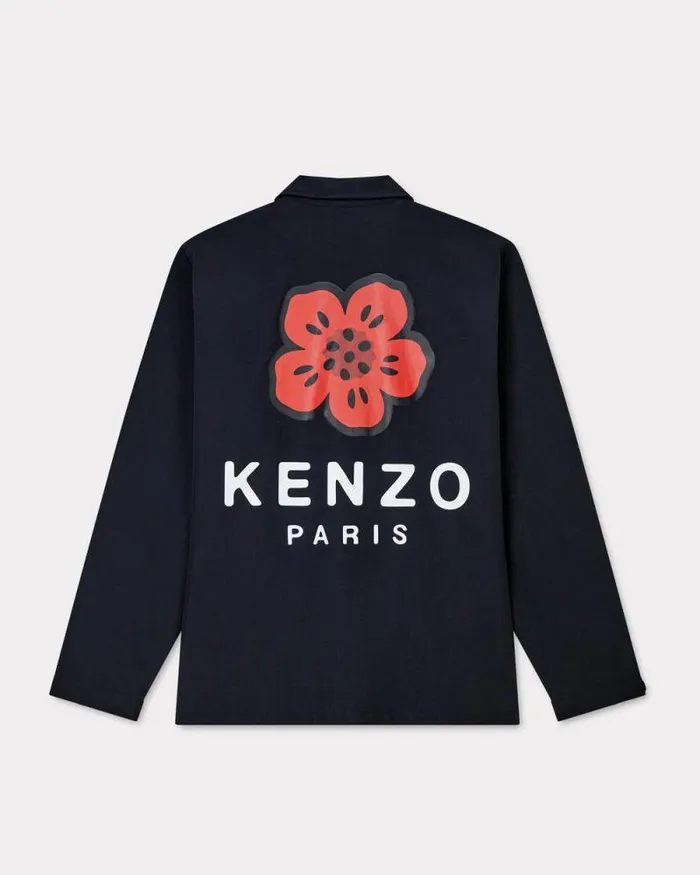 Men 039Boke Flower039 Coach Jacket Black Kenzo Jackets And Coats