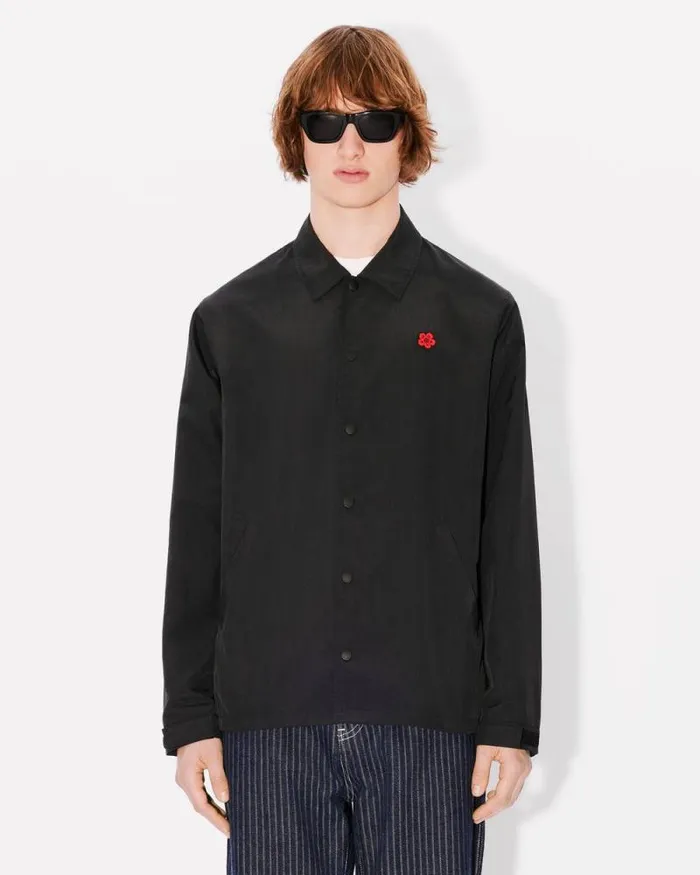 Men 039Boke Flower039 Coach Jacket Black Kenzo Jackets And Coats