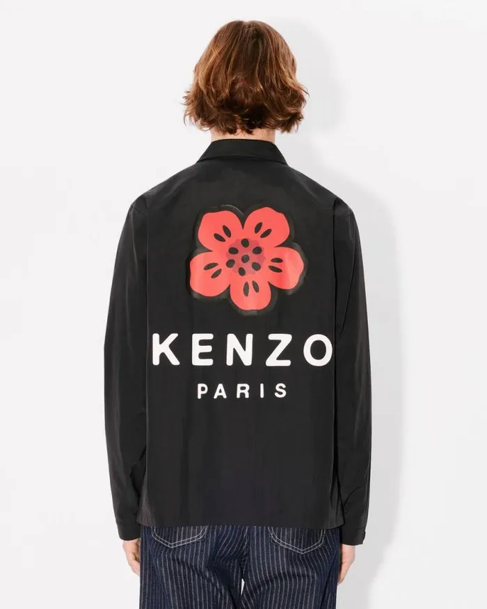 Men 039Boke Flower039 Coach Jacket Black Kenzo Jackets And Coats