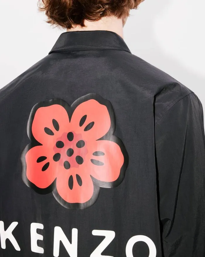 Men 039Boke Flower039 Coach Jacket Black Kenzo Jackets And Coats