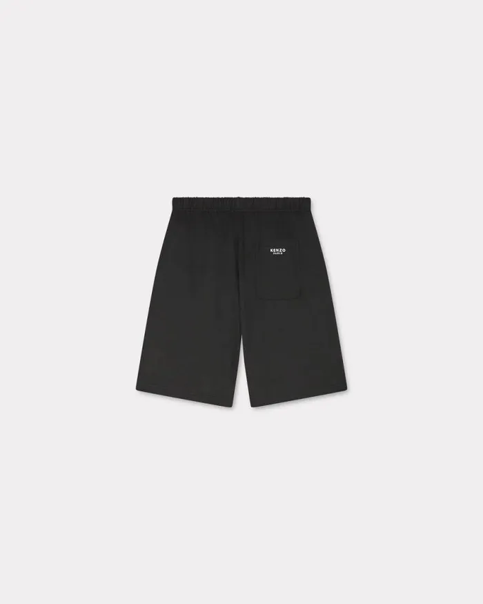 Men 039Boke Flower039 Embroidered Shorts Black Kenzo Pants And Shorts
