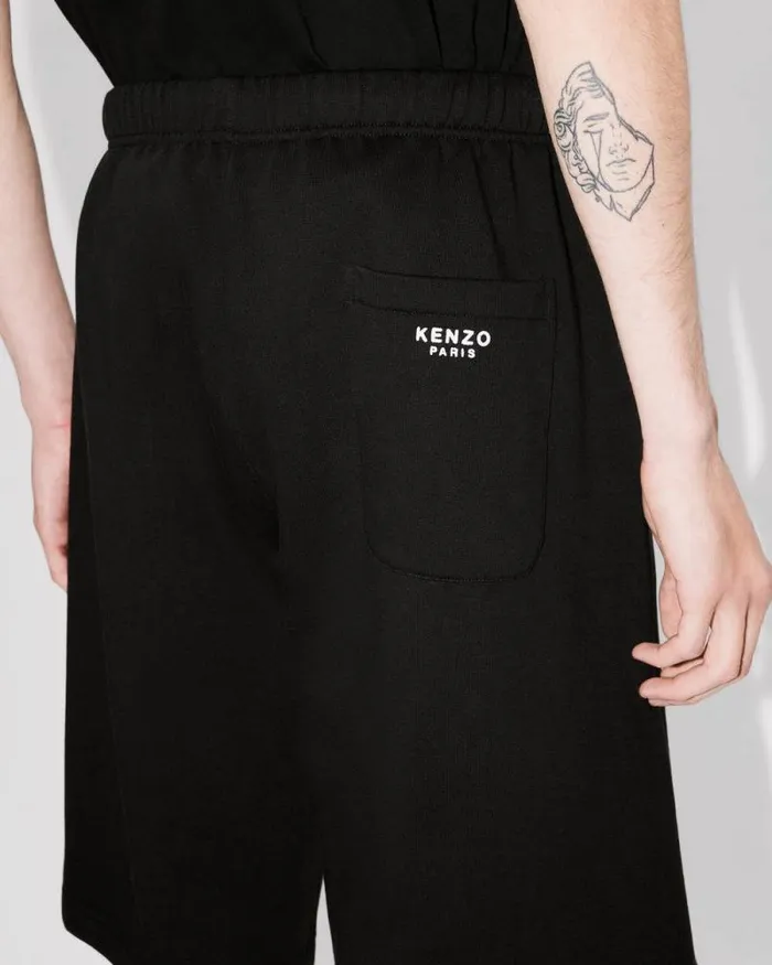 Men 039Boke Flower039 Embroidered Shorts Black Kenzo Pants And Shorts