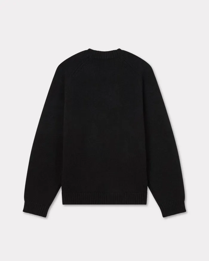 Men 039KENZO Pop039 Wool Jumper Black Kenzo Sweaters And Cardigans