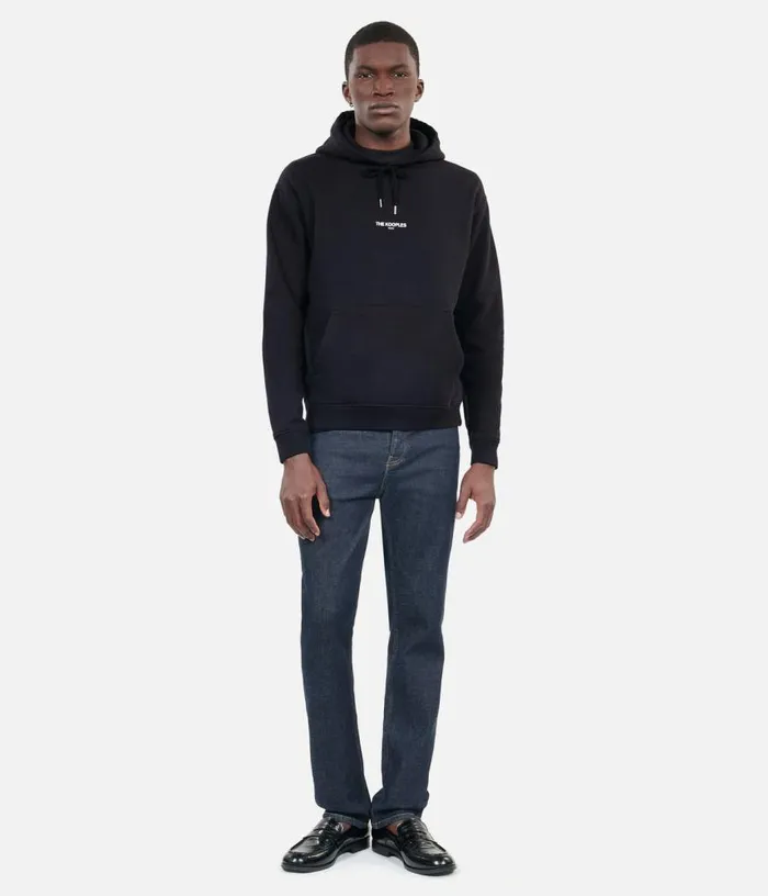 Men Black Logo Hoodie THE KOOPLES Sweatshirts and Sweatpants