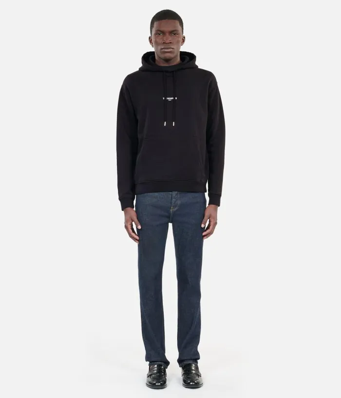 Men Black Logo Hoodie THE KOOPLES Sweatshirts and Sweatpants