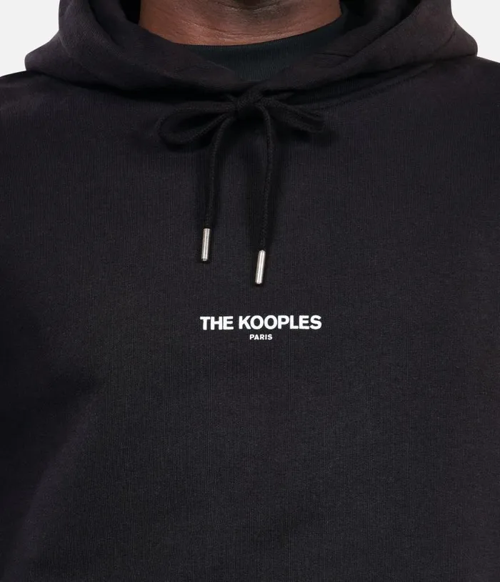 Men Black Logo Hoodie THE KOOPLES Sweatshirts and Sweatpants
