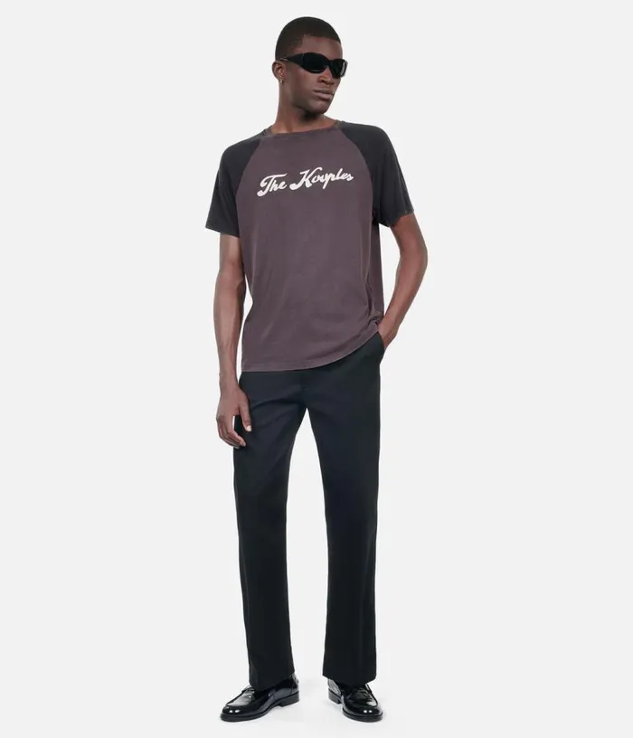 Men Black Next Collection Serigraphy Tshirt THE KOOPLES Tshirts