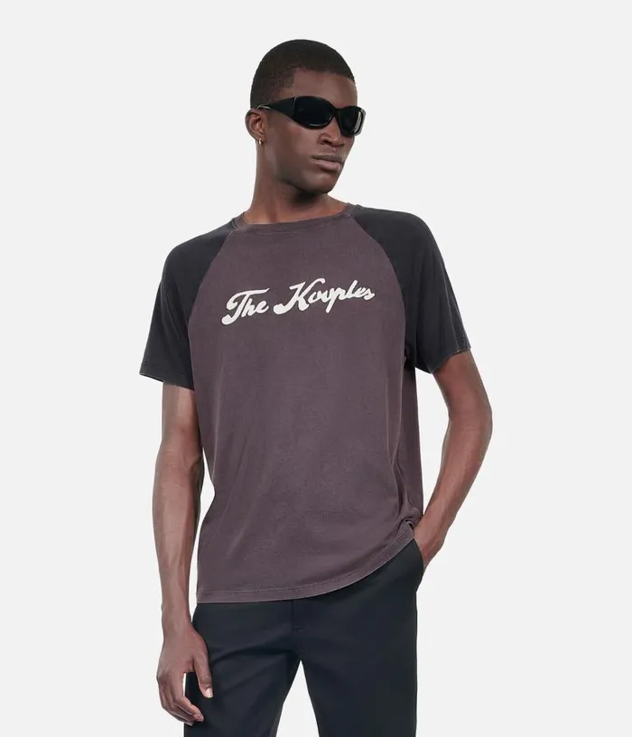 Men Black Next Collection Serigraphy Tshirt THE KOOPLES Tshirts