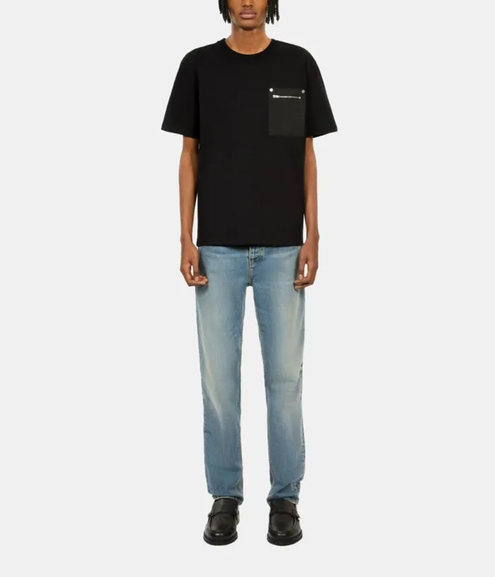 Men Black Tshirt With Zipped Pocket THE KOOPLES Tshirts