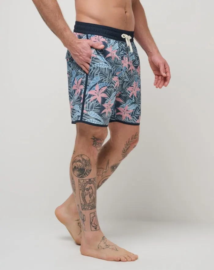 Men Boardshorts TravisMathew SUMMER GLOW SHORT BOARDSHORT Heather Total Eclipse Men Boardshorts TravisMathew SUMMER GLOW SHORT BOARDSHORT Heather Total Eclipse