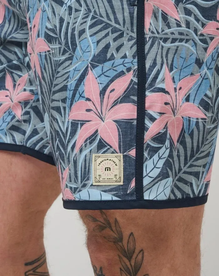 Men Boardshorts TravisMathew SUMMER GLOW SHORT BOARDSHORT Heather Total Eclipse Men Boardshorts TravisMathew SUMMER GLOW SHORT BOARDSHORT Heather Total Eclipse