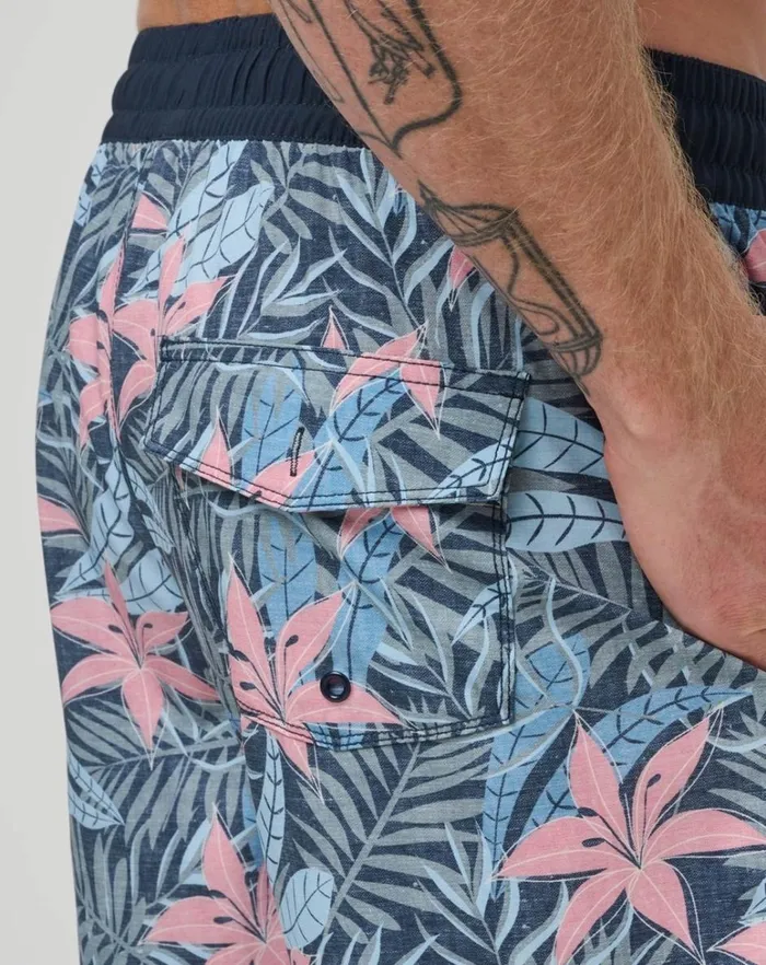 Men Boardshorts TravisMathew SUMMER GLOW SHORT BOARDSHORT Heather Total Eclipse Men Boardshorts TravisMathew SUMMER GLOW SHORT BOARDSHORT Heather Total Eclipse