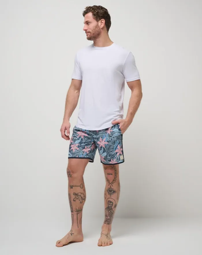 Men Boardshorts TravisMathew SUMMER GLOW SHORT BOARDSHORT Heather Total Eclipse Men Boardshorts TravisMathew SUMMER GLOW SHORT BOARDSHORT Heather Total Eclipse