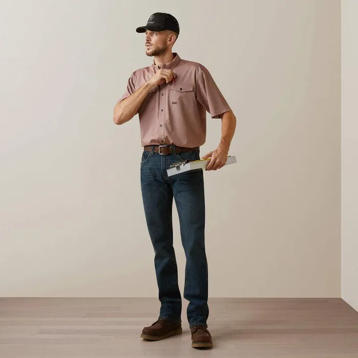 Men Button Down Shirts Ariat Rebar Made Tough VentTEK DuraStretch Work Shirt Toffee Heather Men Button Down Shirts Ariat Rebar Made Tough VentTEK DuraStretch Work Shirt Toffee Heather