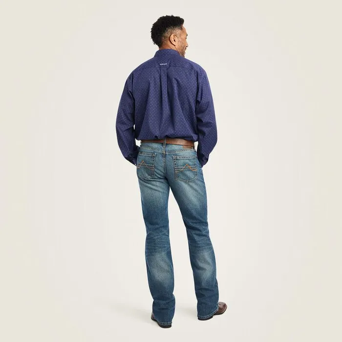 Men Button Down Shirts Ariat Wrinkle Free Izik Classic Fit Shirt Midnight Sail Men Button Down Shirts Ariat Wrinkle Free Izik Classic Fit Shirt Midnight Sail
