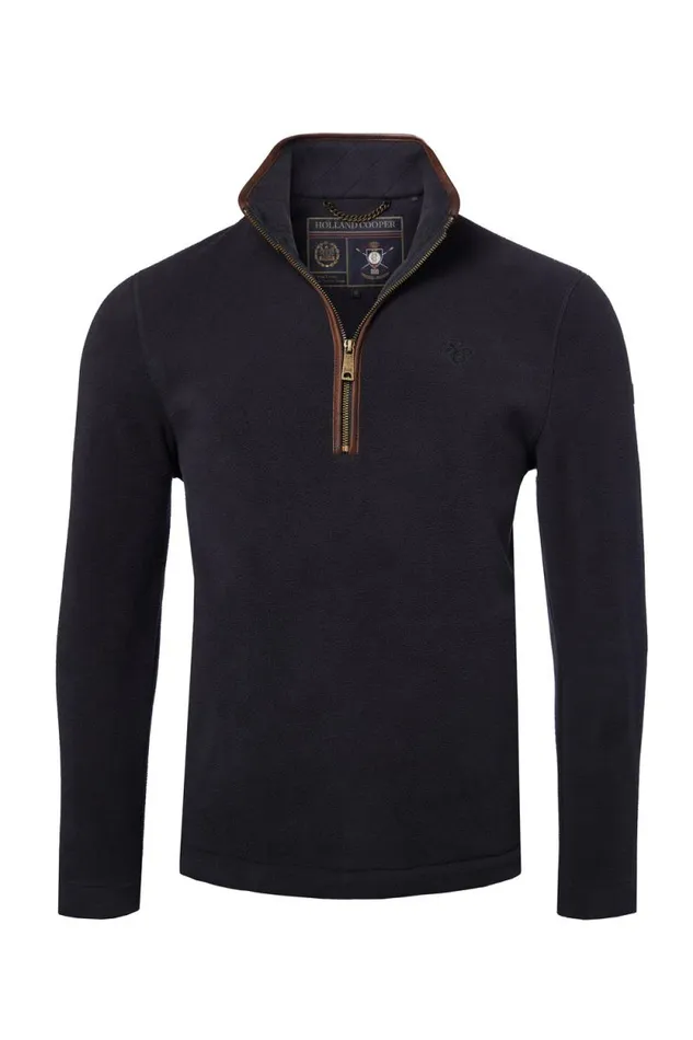 Men Country Fleece Quarter Zip Ink Navy Holland Cooper Fleeces Men Country Fleece Quarter Zip Ink Navy Holland Cooper Fleeces