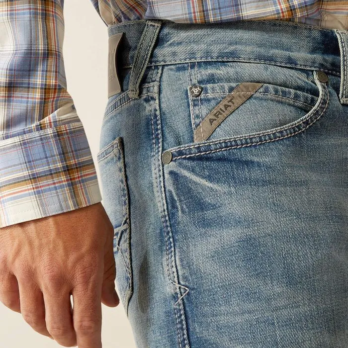 Men Denim Ariat M2 Traditional Relaxed Pacer Boot Cut Jeans Nolan