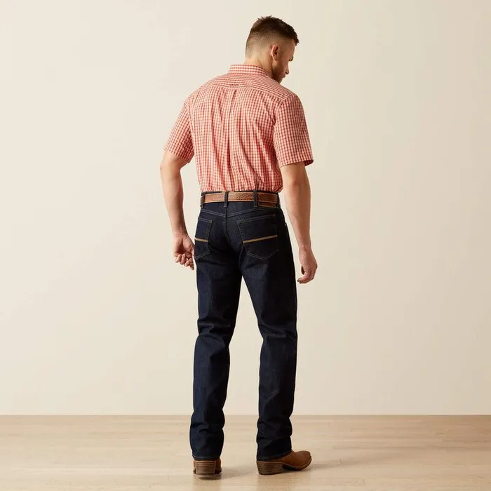 Men Denim Ariat M2 Traditional Relaxed Pro Series Ray Boot Cut Jeans Rinse