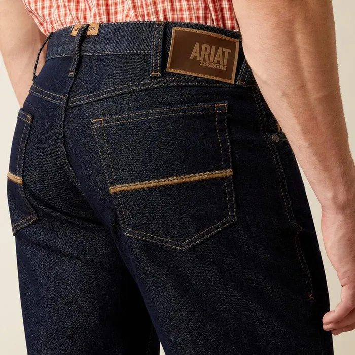 Men Denim Ariat M2 Traditional Relaxed Pro Series Ray Boot Cut Jeans Rinse