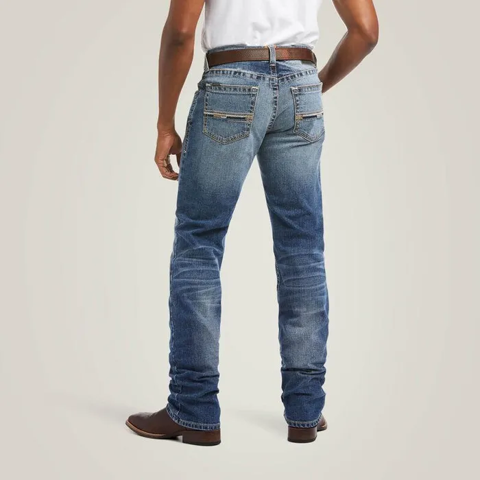 Men Denim Ariat M4 Low Rise Stretch Longspur Stackable Straight Leg Jean Dakota