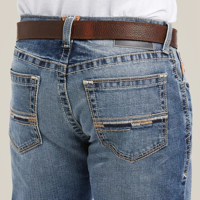 Men Denim Ariat M4 Low Rise Stretch Longspur Stackable Straight Leg Jean Dakota
