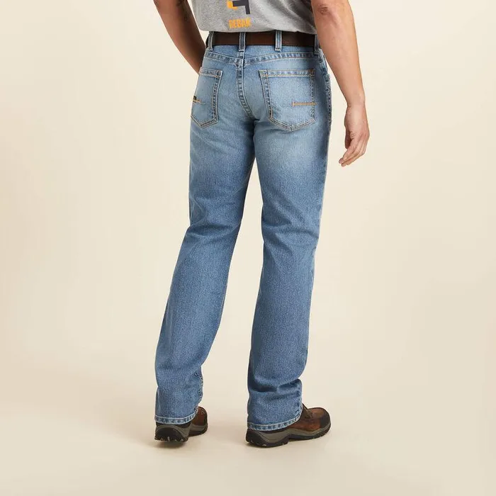 Men Denim Ariat Rebar M5 Straight DuraStretch Edge Straight Leg Jean Merced Men Denim Ariat Rebar M5 Straight DuraStretch Edge Straight Leg Jean Merced