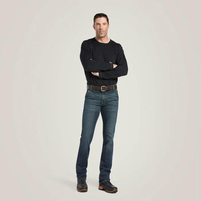 Men Denim Ariat Rebar M7 Slim DuraStretch Workhorse Straight Leg Jean Mccoy Men Denim Ariat Rebar M7 Slim DuraStretch Workhorse Straight Leg Jean Mccoy